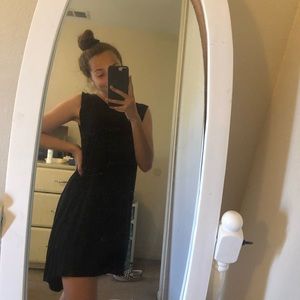 black high low t- shirt dress from forever 21